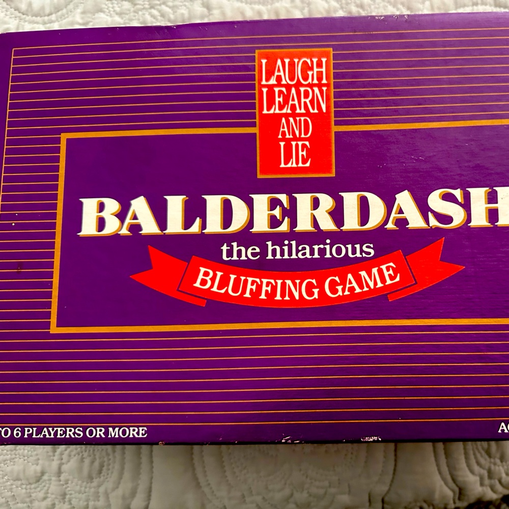 Balderdash game. New , not open.